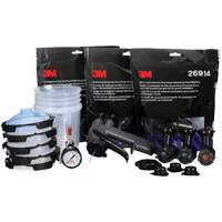Performance Fine Finish Spray Gun System with PPS Cups, 13 CFM, 29 PSI Auto-Cam
