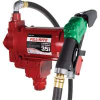 Pompe de transfert de carburant 115/230 V c. a. avec pistolet Auto-Cam