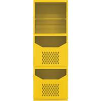 Armoire pour le contr&ocirc;le des d&eacute;versements, 1 Tablettes, 72" h x 24" la x 24" p, Acier, Jaune Auto-Cam
