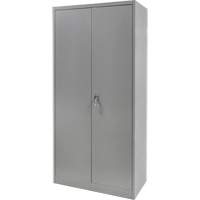 Armoire garde-robe, Acier, 36" la x 18" p x 72" h, Gris Auto-Cam