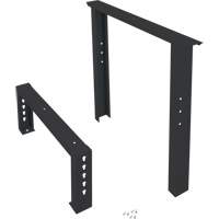 Pattes d'&eacute;tabli pour service industriel, Acier, 30" p x 34" h, Simple Auto-Cam