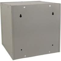 Stackable Cube Locker, 12" x 12" x 12", Steel, Grey, Knocked Down Auto-Cam