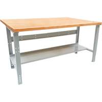 Industrial Modular Workbench, 1000 lbs. Cap., 72" W x 48" D Auto-Cam