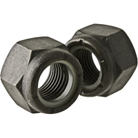 Hex Nut, 5/8" Dia., Black Oxide, Coarse Auto-Cam