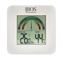 Indoor Hygrometers with BIOS Comfort Scale, Contact, Digital, -58-158°F (-50-70°C) Auto-Cam