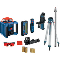 Revolve2000 Self-Leveling Horizontal/Vertical Rotary Laser Kit, 2000' (609.6 m), 670 Nm Auto-Cam