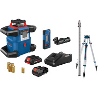 Revolve4000 Connected Self-Leveling Horizontal Rotary Laser Kit, 4000' (1219.2 m), 635 Nm Auto-Cam