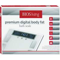Premium Digital Body Fat Scale, 441 lbs. Cap., 100 g Graduations Auto-Cam
