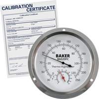 Thermo-hygromètre à cadran avec certificat ISO, 0,0% - 100% RH, 30 - 250°F (0 - 120°C) IC684 | Auto-Cam