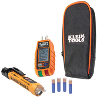 Premium Non-Contact Voltage and GFCI Receptacle Electrical Test Kit Auto-Cam