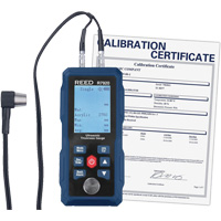 Thickness Gauge with Calibration Certificate, Digital Display, Ultrasound, 0.04" - 11.8" (1 mm - 300 mm) Range ID027 | Auto-Cam