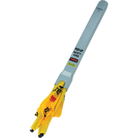 Pop-Up Safety Cone, Trilingual With Pictogram Auto-Cam
