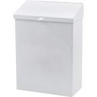 R&eacute;cipient en m&eacute;tal pour les produits menstruels Health Gards Auto-Cam