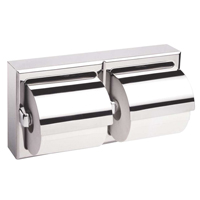 Distributeur double de papier hygi&eacute;nique avec protecteurs, Multiple Capacit&eacute; du rouleau Auto-Cam