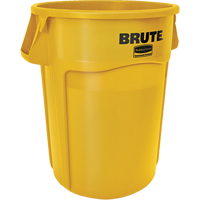 Contenants ronds Brute, Poly&eacute;thyl&egrave;ne, 44 gal. US Auto-Cam