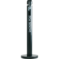 Cendriers Smokers' Pole, Sur pied, Aluminium, Hauteur 41" JC131 | Auto-Cam