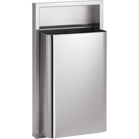 Poubelles, Acier inoxydable, 12 gal. US Auto-Cam