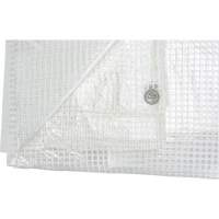 Clear Tarp, 12' x 10' x 8 mils Auto-Cam