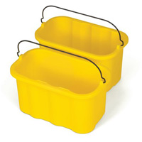 Seau porte-accessoires Executive Series, Capacit&eacute; de 2.5 gal. US (10 pintes), Jaune Auto-Cam