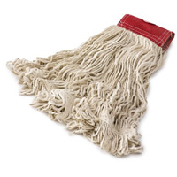 Super Stitch Wet Mop, Floor Finishing, Cotton, 24 oz., Loop Style Auto-Cam