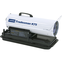 Tradesman<sup>®</sup> Forced Air Heater, Fan, Kerosene, 75,000 BTU/H JG957 | Auto-Cam