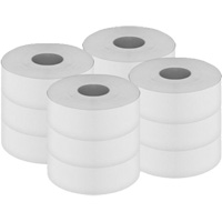 Pro Select Toilet Paper, Jumbo Roll, 2 Ply, 500' Length, White Auto-Cam