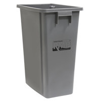 Bac à déchets et de recyclage, Plastique, 16 gal. US JH485 | Auto-Cam