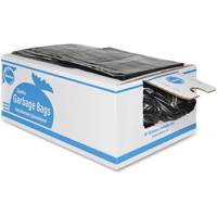 Industrial Garbage Bags, Strong, 36" W x 26" L, 0.85 mils, Black Auto-Cam