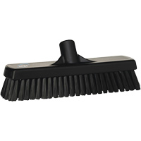 Balai-brosse pour planchers et mur, Crins Ferme, 12", Polyester, Noir Auto-Cam