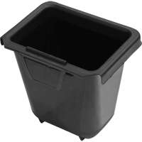 Waste Container, Deskside, Polyethylene, 4-1/4 US Qt. Auto-Cam