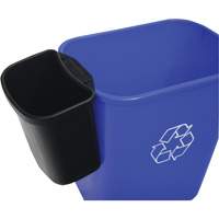 Waste Container, Deskside, Polyethylene, 4-1/4 US Qt. Auto-Cam