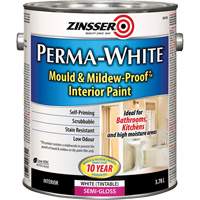 Peinture intérieure Mold & Mildew-Proof<sup>MC</sup> Perma-White<sup>MD</sup>, 3,78 L, Gallon, Blanc JL321 | Auto-Cam