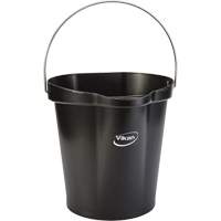 Seau pour l'hygi&egrave;ne des aliments, Noir, 3 gal. US Auto-Cam