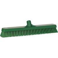 Deck & Wall Scrub Brush, Stiff Bristles, 19", Polyester, Green Auto-Cam