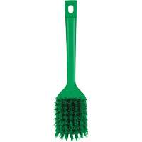 ColorCore Short Handle Brush, Stiff Bristles, 12" Long, Green Auto-Cam