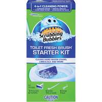 Scrubbing Bubbles&reg; Fresh Brush&reg; Toilet Brush Starter Kit, Refill Auto-Cam