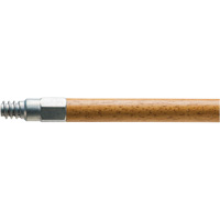 Handle with Metal Tip, Wood, ACME Threaded Tip, 1-1/8" Diameter, 60" Length Auto-Cam