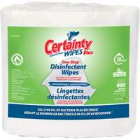 Biodegradable Plus Disinfectant Wipes, 7-9/10" x 5-9/10", 800 Count JO098 | Auto-Cam