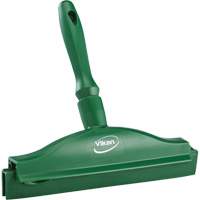 Double Blade Ultra Hygiene Squeegee, 10", Green Auto-Cam