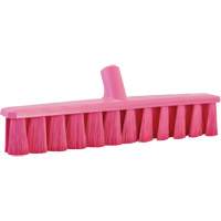 UST Soft Push Broom, Fine Bristles, 15-1/4", Polyester, Pink Auto-Cam