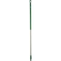 Handle, Broom/Brush/Pad Holder/Scraper/Squeegee, Green, Ergonomic, 59" L Auto-Cam
