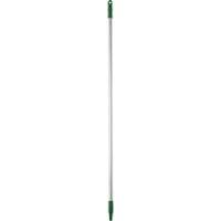 Basic Handle, Broom/Scraper/Squeegee, Green, Standard, 57" L Auto-Cam