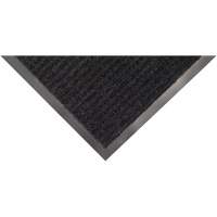 Twin Rib Matting, Wiper/Scraper, 2' x 3' x 1/4", Charcoal Auto-Cam