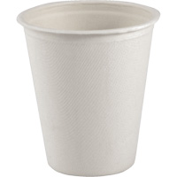 Gobelet compostable à paroi unique pour boisson chaude, Papier, 8 oz, Blanc JP816 | Auto-Cam