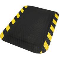 Hog Heaven Mat, Diamond, 2' x 3' x 5/8", Black/Yellow, Nitrile Auto-Cam