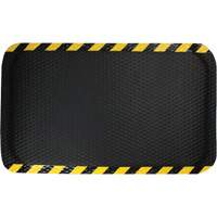 Hog Heaven Mat, Diamond, 3' x 5' x 5/8", Black/Yellow, Nitrile Auto-Cam