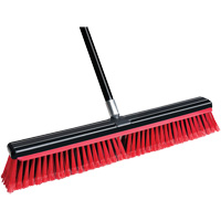 Squeegee Broom with Handle, 24", Medium, PVC Bristles Auto-Cam