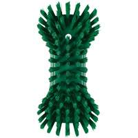 Hand Brush, Extra Stiff Bristles, 9-1/10" Long, Green Auto-Cam
