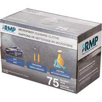 Washable Cleaning Cloths, Microfibre, White Auto-Cam