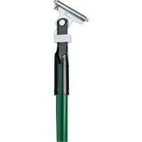 Green Clipper Dust Mop Handle, Fibreglass, 1" Diameter, 60" Length Auto-Cam